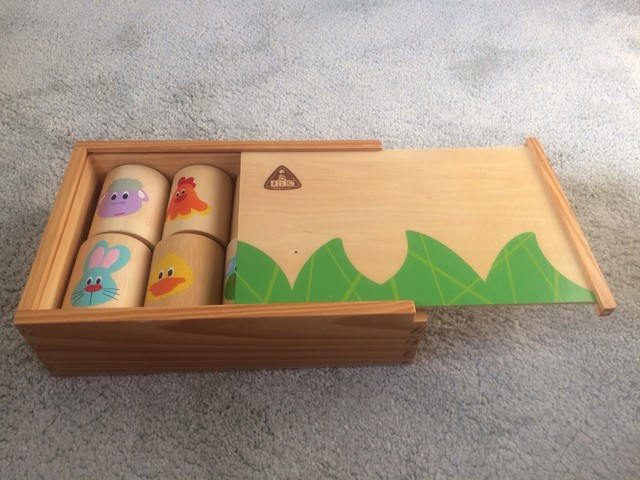elc wooden skittles